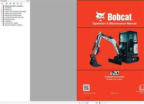 bobcat e20 manual pdf